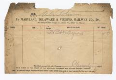 Abraham Robinson shipping bill, 1914 October
