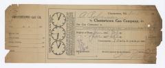 Chestertown Gas Company bill, 1915 January 1 