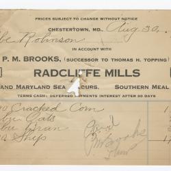 Radcliffe Mills bill, 1915 August 30