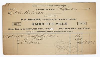 Radcliffe Mills bill, 1915 September 20
