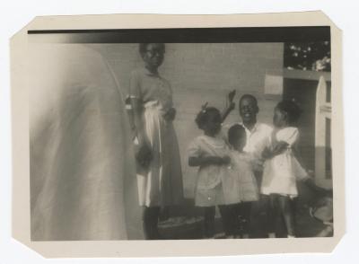 Jean Cann, kids, and man