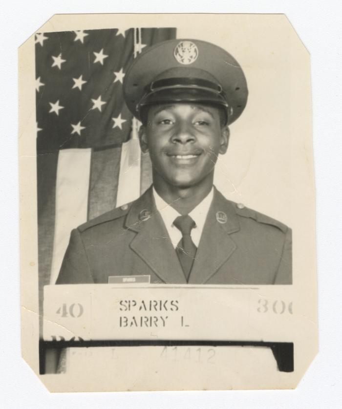 Barry L. Sparks' navy portrait