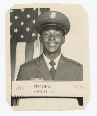 Barry L. Sparks' navy portrait