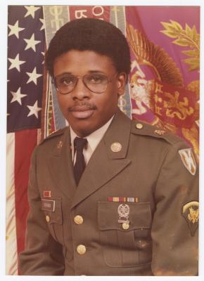 Military portrait of Kenneth Sparks