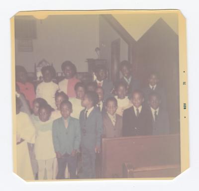 Children at the Tom Thumb wedding