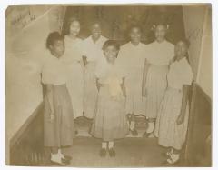 Young ladies in ninth Grade in 1950-51 school year