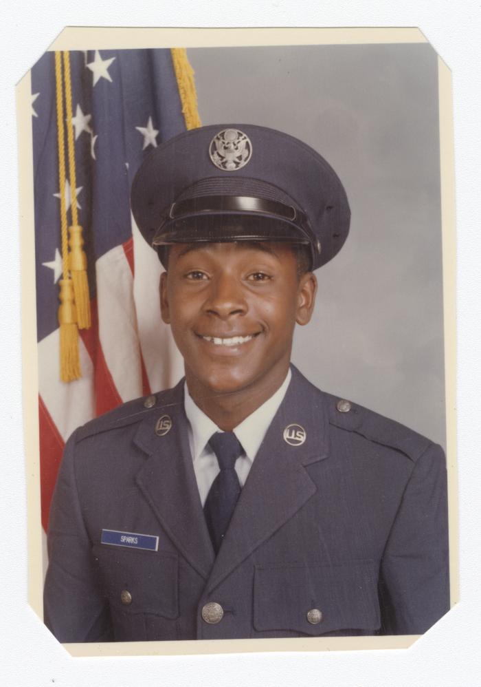 Military portrait of Barry Sparks
