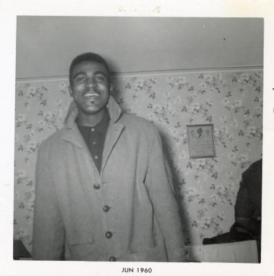 Donnie Miller in an overcoat