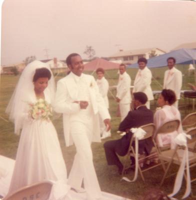 Walking down the aisle