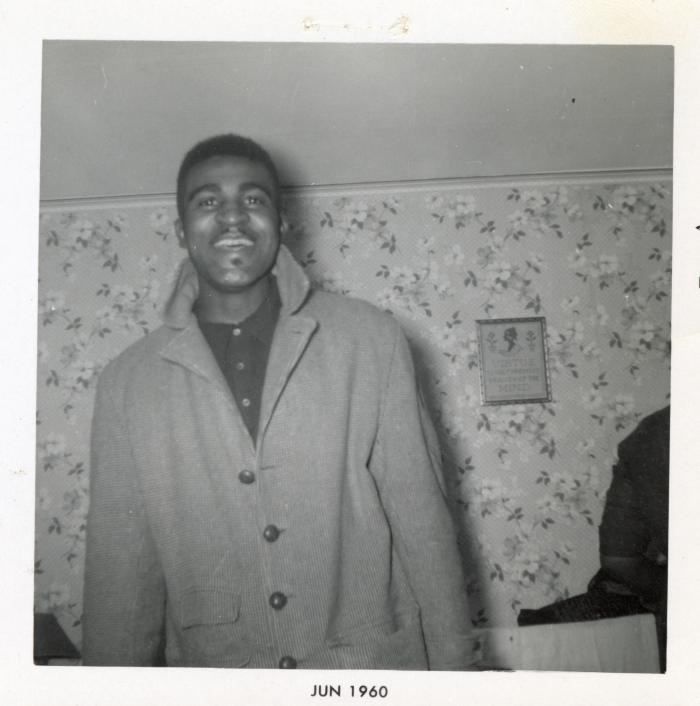 Donnie Miller in an overcoat