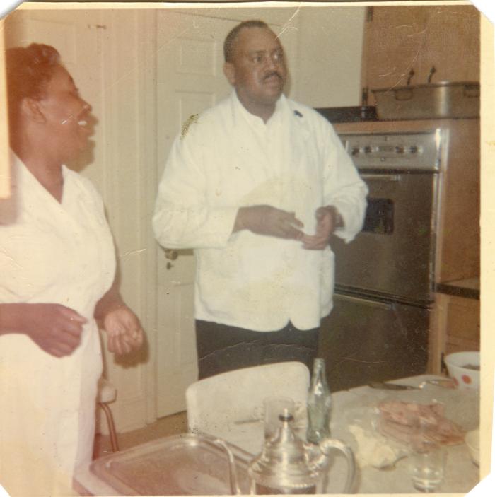 Man and woman in the kitchen