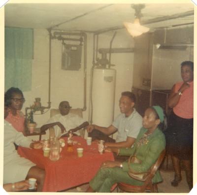 Group seated around a table