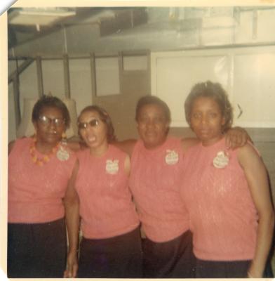 Four ladies in pink