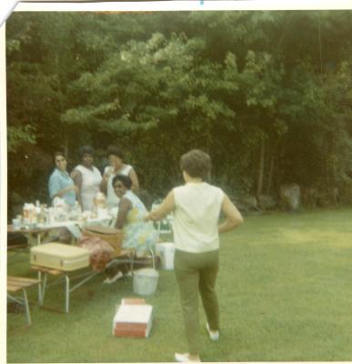 Ladies at a picnic