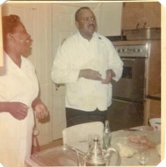 Man and woman in the kitchen