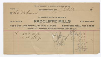 Radcliffe Mills bill, 1918 February 25
