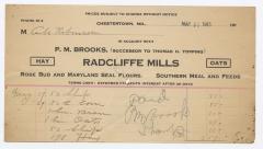 Radcliffe Mills bill, 1915 May 31
