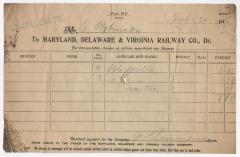 Abraham Robinson shipping bill, 1916 February 24