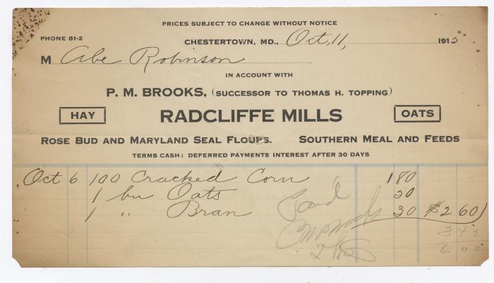 Radcliffe Mills bill, 1915 October 11