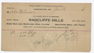 Radcliffe Mills bill, 1918 January 28