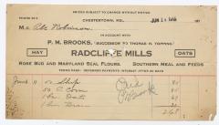 Radcliffe Mills bill, 1915 June 14