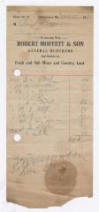 Moffett and Son butcher bill, 1915 November 5