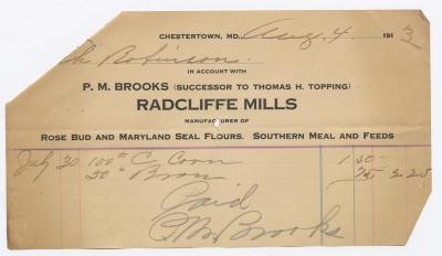 Radcliffe Mills bill, 1913 August 4