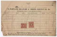 Abraham Robinson shipping bill, 1916 February 10