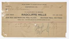 Radcliffe Mills bill, 1918 January 7