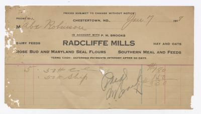 Radcliffe Mills bill, 1918 January 7