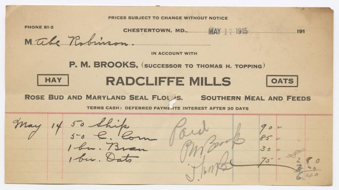 Radcliffe Mills bill, 1915 May 17