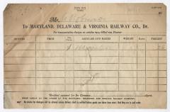 Abraham Robinson shipping bill, 1917 March 13