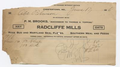 Radcliffe Mills bill, 1916 June 17