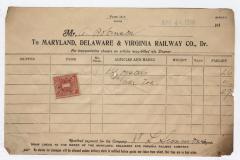 Abraham Robinson shipping bill, 1916 April 4