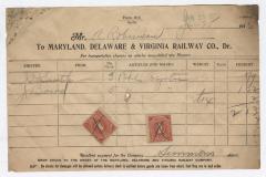 Abraham Robinson shipping bill, 1916 January 25