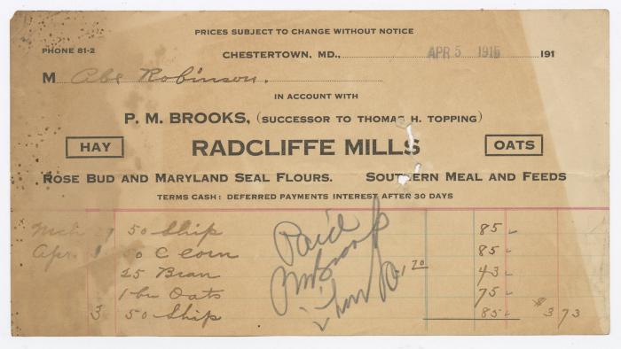 Radcliffe Mills bill, 1915 April 5