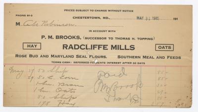 Radcliffe Mills bill, 1915 May 31