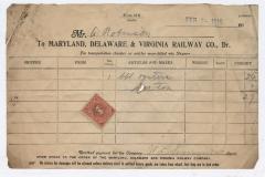 Abraham Robinson shipping bill, 1916 February 3