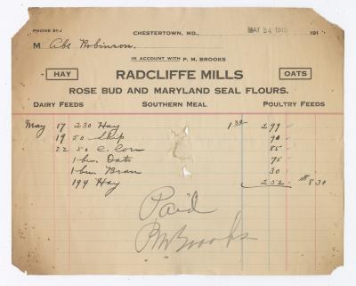 Radcliffe Mills bill, 1915 May 24