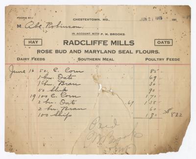 Radcliffe Mills bill, 1915 June 21