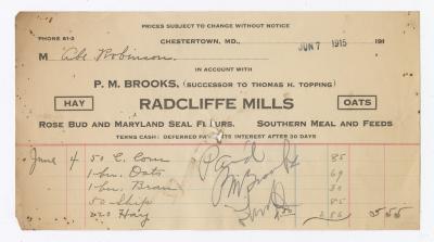Radcliffe Mills bill, 1915 June 7