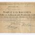 J. D. Bacchus Coal statement, 1912 April 12