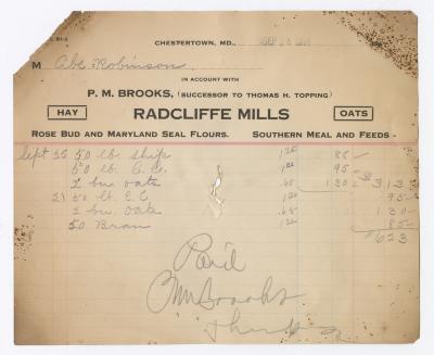 Radcliffe Mills bill, 1914 September 28