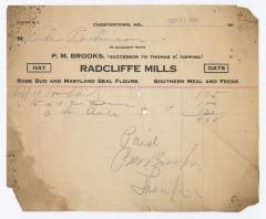 Radcliffe Mills bill, 1914 September 21