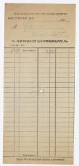 Armour and Co. bill, circa 1910