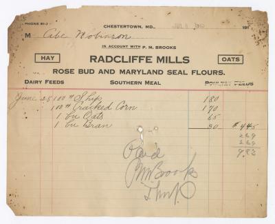 Radcliffe Mills bill, 1915 July 6