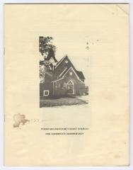 100th anniversary for Fountain United Methodist Church program