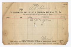 Abraham Robinson shipping bill, 1914 September 10
