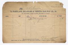 Abraham Robinson shipping bill, 1912 November 19