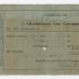 Chestertown Gas Company bill, 1913 January 3